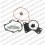 Kit de reparación de bomba en tándem F009D00001 | 038145209A